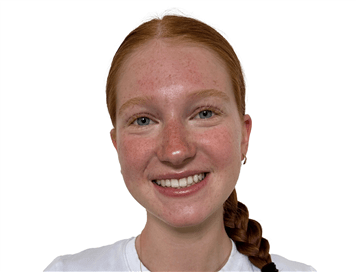 Un portrait de Isabelle Champagne.